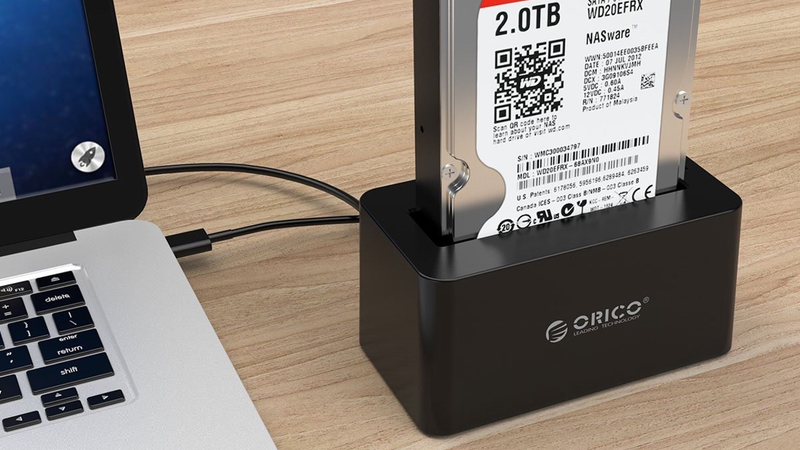 Orico USB 3.0 3.5"/2.5" Hard Drive Docking Station, $17 with code I56HMNDD